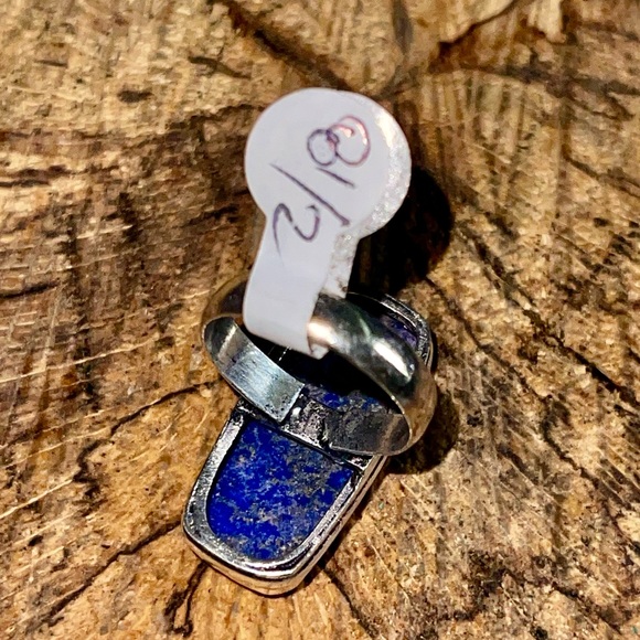 Lapis Lazuli Ring Size 8 1/2 - Picture 6 of 8